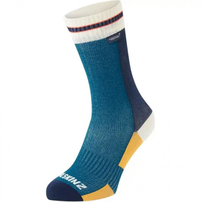 SealSkinz Billockby Waterproof Mid Length Lightweight Sock Blue