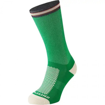 SealSkinz Caister Single Layer Mid Length Cycling Sock Green