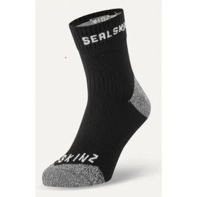 SealSkinz Dunton Waterproof All Weather Ankle Length Sock with Hydrostop Black