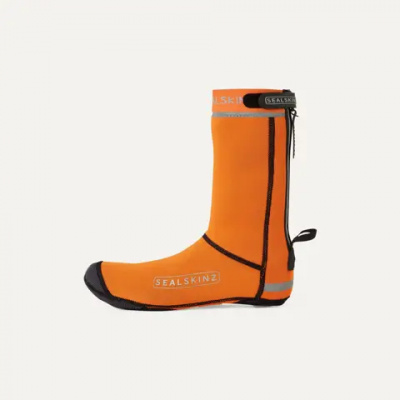 SealSkinz Hempton All Weather Cycle Overshoe Orange