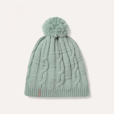 SealSkinz Hemsby Waterproof Cold Weather Cable Knit Bobble Hat Blue