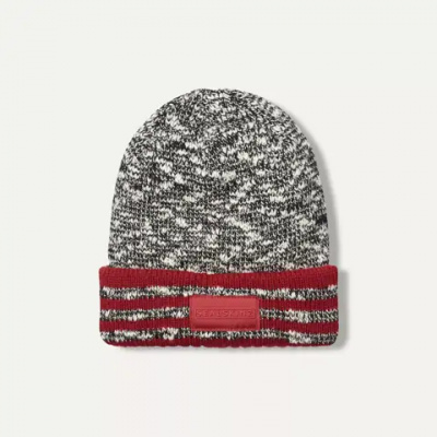SealSkinz Horsey Waterproof Twisted Yarn Beanie Black/White/Orange