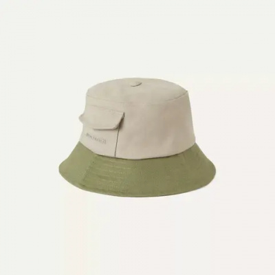 SealSkinz Lynford Waterproof Canvas Bucket Hat Cream/Mint