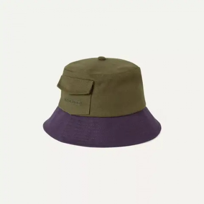 SealSkinz Lynford Waterproof Canvas Bucket Hat Olive/Blue