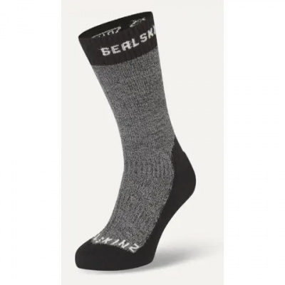 SealSkinz Stanfield Waterproof Extreme Cold Weather Mid Length Sock Grey