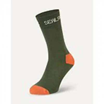 SealSkinz Suffield Solo Merino Liner Sock Olive