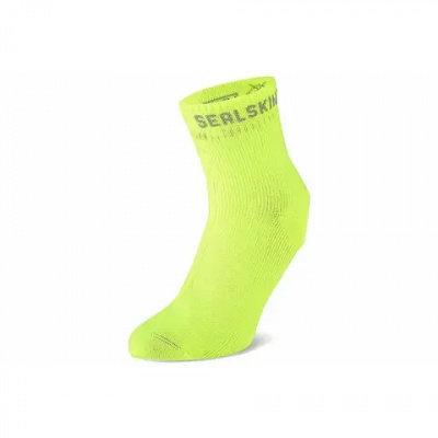 SealSkinz Thetford Waterproof All Weather Cycle Oversock Neon Yellow
