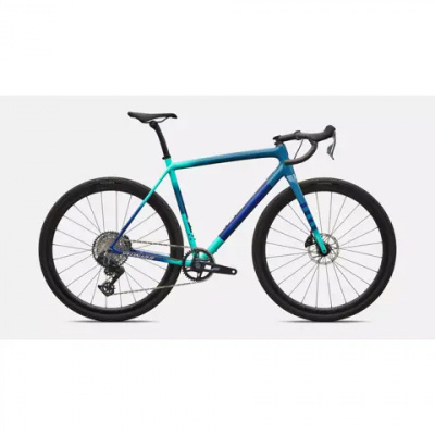 Specialized Crux Expert AXS Gravel Bike 2026 Grey Blue Lagoon