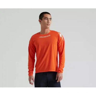 Specialized Gravity Long Sleeve Jersey Fiery Red