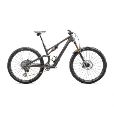 Specialized S-Works Stumpjumper Carbon Mountain Bike 2025 Satin Gunmetal/Clay/White Mtn/Dove Grey/Gloss Bronze