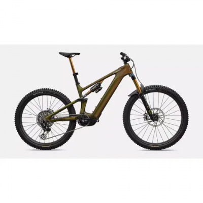 Specialized S-Works Turbo Levo Electric Bike 2026 Gloss Laurel Green/Burnt Gold/Chrome