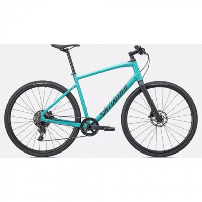 Specialized Sirrus X 4.0 Hybrid Bike 2024 Gloss Lagoon Blue/Tropical Teal/Satin Black Reflective