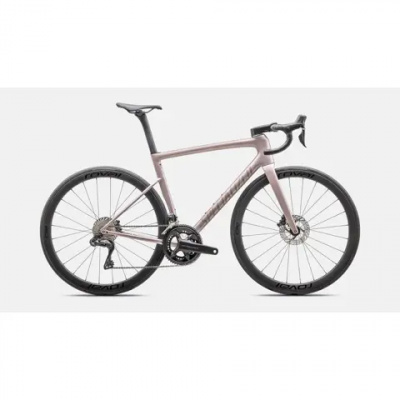 Specialized Tarmac SL8 Expert Di2 Road Bike 2025 Satin Champagne/Black Pearl