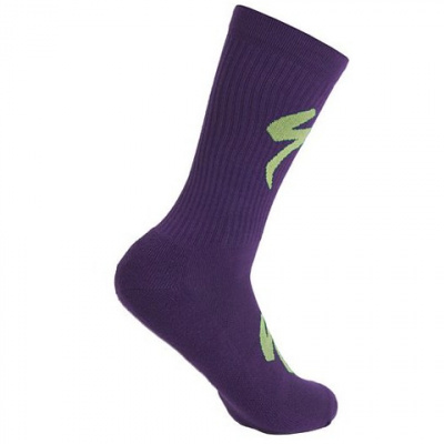 Specialized Techno MTB Tall Logo Sock Dusk/Purple Orchid
