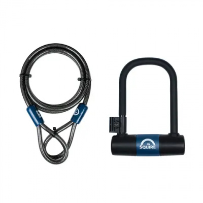 Squire Matterhorn Compact 10c key Lock Black 140mm