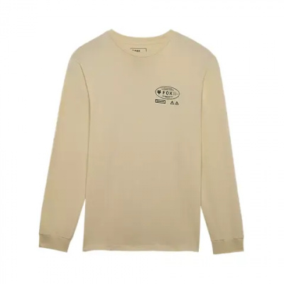 Stamped Long Sleeve Premium Tee Cream