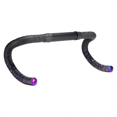 Supacaz Sticky Kush Star Fade Bar Tape Oil Slick + Oil Slick Plugs