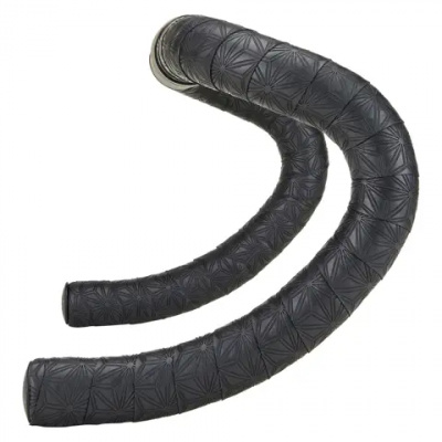Supacaz Super Sticky Kush Gravel Bar Tape 2023: Gun Metal + Ano Black Plugs GUN AL A BLAC size