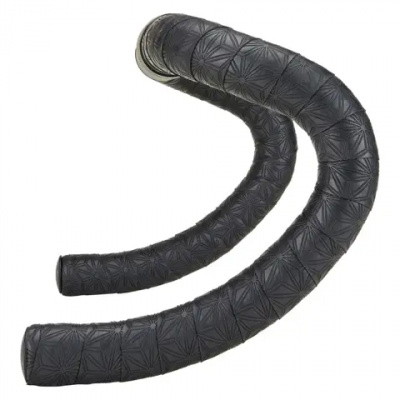 Supacaz Super Sticky Kush Gravel Bar Tape with Plugs Black/Ano Black