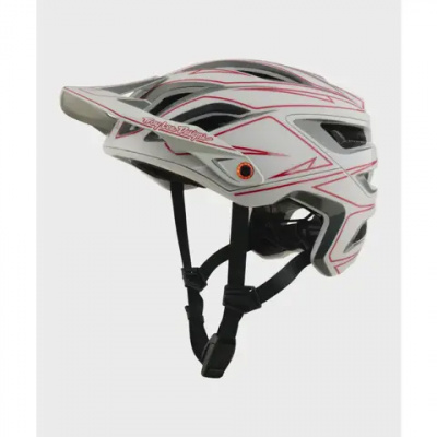 TLD A3 MTB Helmet Pinstripe Grey