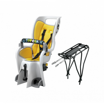 Topeak Babyseat II and Rack Grey/Yellow