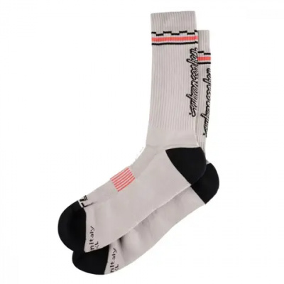 Troy Lee Checka Performance Socks Light Grey