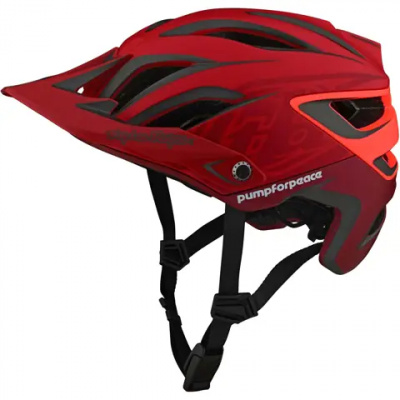 Troy Lee Designs A3 MIPS MTB Helmet Pump For Peace Red
