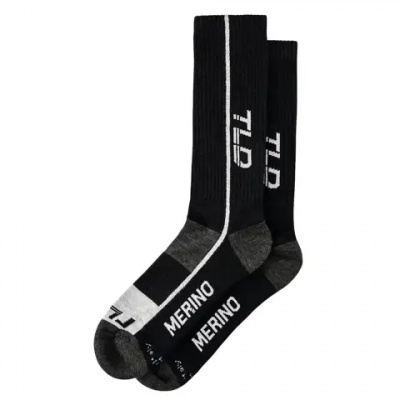 Troy Lee Designs Chill Merino Wool MTB Socks Mono Black