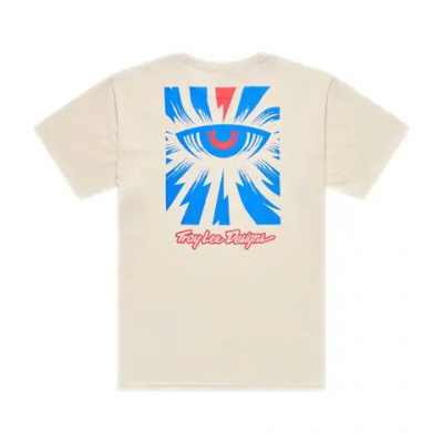 Troy Lee Designs Cyborg Short Sleeve T-Shirt Vintage white