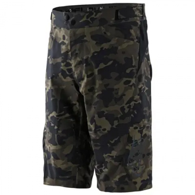 Troy Lee Designs Flowline MTB Shorts with Liner Camo Green