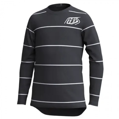 Troy Lee Designs Flowline Youth LS MTB Jersey Revert Black