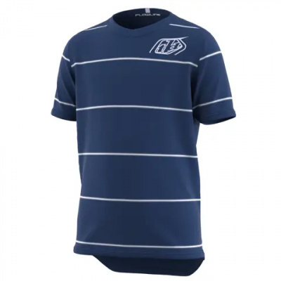 Troy Lee Designs Flowline Youth SS MTB Jersey Revert True Blue
