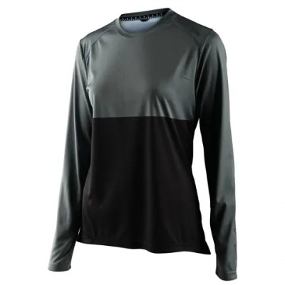 Troy Lee Designs Lilium Womens MTB LS Jersey Block Green/Black