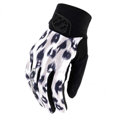 Troy Lee Designs Luxe Womens MTB Gloves Wildcat White
