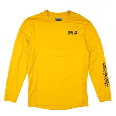 Troy Lee Designs Ruckus Ride Eyez Youth LS Tee Shirt Safron