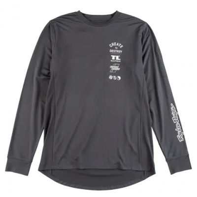 Troy Lee Designs Ruckus Ride LS MTB Jersey Destroy Carbon