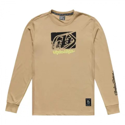 Troy Lee Designs Skyline Ride Scrubbed Long Sleeve Tee Shirt Timber