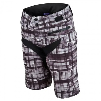Troy Lee Designs Skyline Womens Shorts Plaid Black