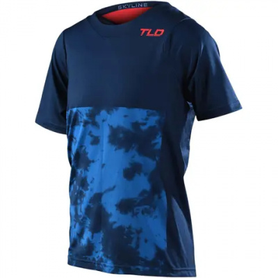 Troy Lee Designs Skyline Youth SS MTB Jersey Breaks Dark Slate