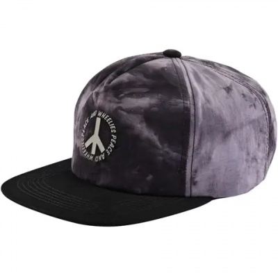 Troy Lee Designs Unstructured Snapback Cap / Plot Tie-Dye Charcoal