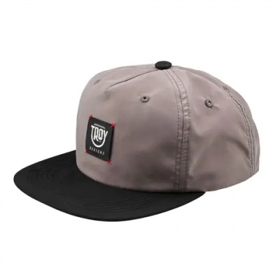 Troy Lee Designs Unstructured Snapback Cap One Size Smiley Gravel/Carbon