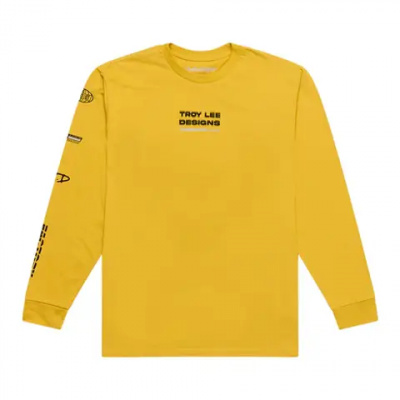 Troy Lee Factory Long Sleeve Tee Shirt Golden