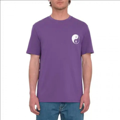 Volcom Counterbalance BSC Short Sleeve Tee Shirt Deep Purple