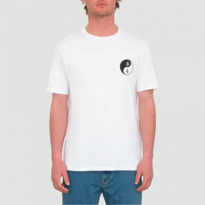Volcom Counterbalance BSC Short Sleeve Tee Shirt White