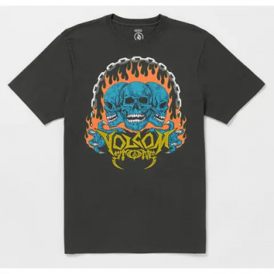 Volcom Hot Headed Short Sleeve Tee Shirt Stealth