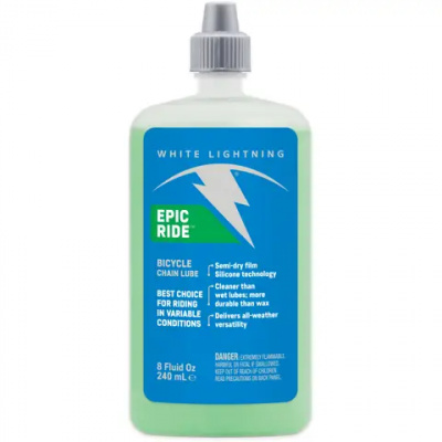 White Lightening Epic Ride Chain Lube 240ml Green