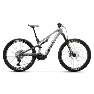 Whyte E-Lyte 150 RSX Electric Bike 2024 Gloss Silver/Matt UD Carbon