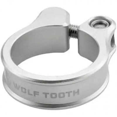 Wolf Tooth Seatpost Clamp Raw Silver