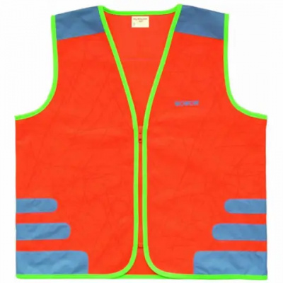 Wowow Nutty Kids Safety Cycling Vest Hi-Viz Reflecticve/Orange