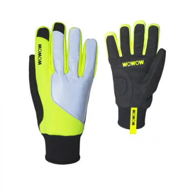 Wowow Wetland Waterproof Cycling Glove Black/Reflective/Fluo Yellow